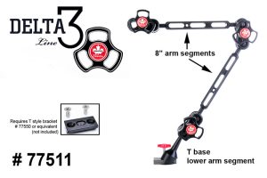 77511: 3 section arm 4-8-8